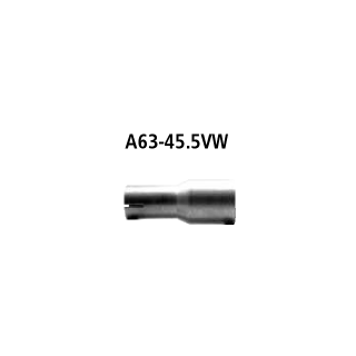 Bastuck Adapter Hauptschalldämpfer auf Serienanlage auf Ø 45.5 mm für SEAT IBIZA V SPORTCOUPE (6J1, 6P1) 1.6 TDI - 66 KW / A63-45.5VW