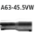 Bastuck Adapter Hauptschalldämpfer auf Serienanlage auf Ø 45.5 mm für PEUGEOT 207 (WA_, WC_) 1.4 HDi - 50 KW / A63-45.5VW