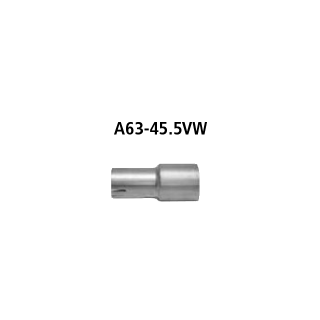 Bastuck Adapter Hauptschalldämpfer auf Serienanlage auf Ø 45.5 mm für MAZDA 121 III (JASM, JBSM) 1.3 - 37 KW / A63-45.5VW