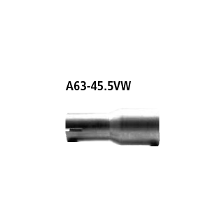 Bastuck Adapter Hauptschalldämpfer auf Serienanlage auf Ø 45.5 mm für AUDI A3 (8L1) 1.9 TDI - 66 KW / A63-45.5VW