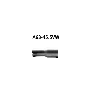 Bastuck Adapter Hauptschalldämpfer auf Serienanlage auf Ø 45.5 mm für AUDI A4 Avant (8ED, B7) 2.0 TDI - 120 KW / A63-45.5VW