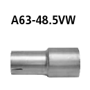 Bastuck Adapter Verbindungsrohr auf Serienanlage auf...