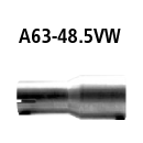 Bastuck Adapter Verbindungsrohr auf Serienanlage auf...