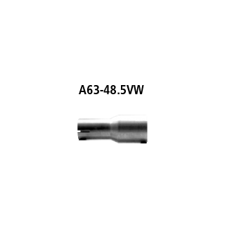 Bastuck Adapter Verbindungsrohr auf Serienanlage auf Ø 48.5 mm für VOLVO V50 (MW) 1.6 D - 81 KW / A63-48.5VW
