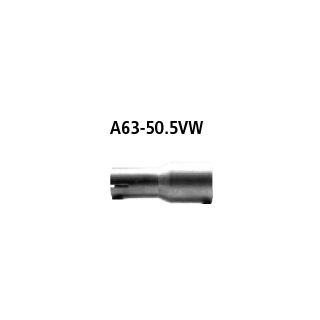 Bastuck Adapter Komplettanlage auf Ø 50.5 mm für AUDI A4 (8D2, B5) 2.4 - 120 KW / A63-50.5VW