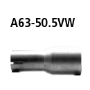 Bastuck Adapter Komplettanlage auf Ø 50.5 mm...