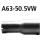 Bastuck Adapter Komplettanlage auf Ø 50.5 mm für OPEL VECTRA A (86_, 87_) 2000 16V 4x4 - 110 KW / A63-50.5VW
