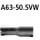 Bastuck Adapter Komplettanlage auf Ø 50.5 mm für SEAT ALTEA XL (5P5, 5P8) 1.6 TDI - 77 KW / A63-50.5VW