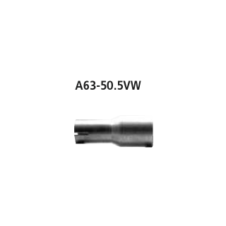 Bastuck Adapter Komplettanlage auf Ø 50.5 mm für ALFA ROMEO MITO (955) 1.6 JTDM - 88 KW / A63-50.5VW