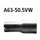 Bastuck Adapter Komplettanlage auf Ø 50.5 mm...