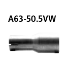 Bastuck Adapter Komplettanlage auf Ø 50.5 mm...