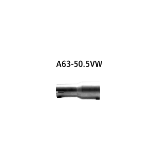 Bastuck Adapter Komplettanlage auf Ø 50.5 mm für KIA PRO CEED (ED) 2.0 - 105 KW / A63-50.5VW