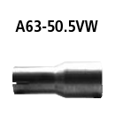 Bastuck Adapter Komplettanlage auf Ø 50.5 mm...