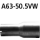 Bastuck Adapter Komplettanlage auf Ø 50.5 mm für OPEL OMEGA B Caravan (21_, 22_, 23_) 2.0 - 85 KW / A63-50.5VW