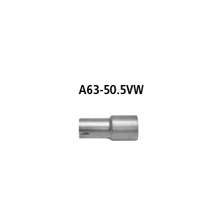 Bastuck Adapter Komplettanlage auf Ø 50.5 mm für MAZDA 3 Stufenheck (BK) 2.0 MZR-CD - 105 KW / A63-50.5VW