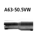 Bastuck Adapter Komplettanlage auf Ø 50.5 mm...