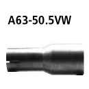 Bastuck Adapter Komplettanlage auf Ø 50.5 mm...