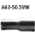 Bastuck Adapter Komplettanlage auf Ø 50.5 mm für OPEL ASTRA F Caravan (51_, 52_) 1.8 i 16V - 85 KW / A63-50.5VW