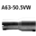 Bastuck Adapter Komplettanlage auf Ø 50.5 mm für OPEL ASTRA H Caravan (L35) 1.9 CDTI - 88 KW / A63-50.5VW