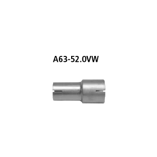 Bastuck Adapter Komplettanlage oder Endschalldämpfer auf Serienanlage auf Ø 52.0 mm für AUDI TT (8N3) 1.8 T - 110 KW / A63-52.0VW