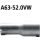 Bastuck Adapter Komplettanlage oder Endschalldämpfer auf Serienanlage auf Ø 52.0 mm für MAZDA 2 (DE) 1.5 MZR - 75 KW / A63-52.0VW