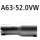 Bastuck Adapter Komplettanlage oder Endschalldämpfer auf Serienanlage auf Ø 52.0 mm für KIA CEED Schrägheck (ED) 1.4 - 77 KW / A63-52.0VW