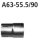 Bastuck Adapter Komplettanlage oder Endschalldämpfer für AUDI A4 Allroad (8KH, B8) 2.0 TFSI quattro - 155 KW / A63-55.5/90