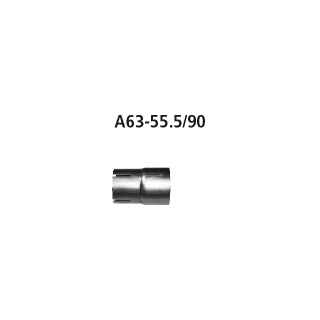 Bastuck Adapter Komplettanlage oder Endschalldämpfer für AUDI A5 Cabriolet (8F7) 2.0 TFSI - 155 KW / A63-55.5/90