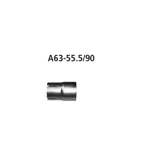 Bastuck Adapter Komplettanlage oder Endschalldämpfer für AUDI A5 Cabriolet (8F7) 3.2 FSI quattro - 195 KW / A63-55.5/90