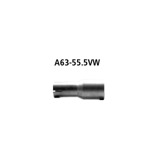 Bastuck Adapter Endschalldämpfer auf Serie auf Ø 55.5 mm für AUDI A3 (8P1) 2.0 TDI - 120 KW / A63-55.5VW