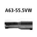 Bastuck Adapter Endschalldämpfer auf Serie auf...