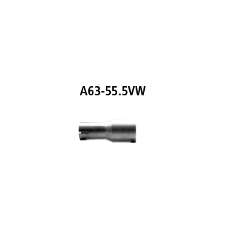 Bastuck Adapter Endschalldämpfer auf Serie auf Ø 55.5 mm für SEAT ALTEA XL (5P5, 5P8) 2.0 TDI - 125 KW / A63-55.5VW