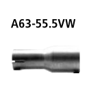 Bastuck Adapter Endschalldämpfer auf Serie auf...