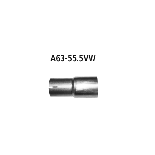 Bastuck Adapter Endschalldämpfer auf Serie auf Ø 55.5 mm für CITROEN DS3 1.6 VTi 120 - 88 KW / A63-55.5VW