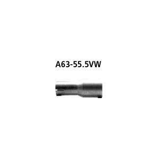 Bastuck Adapter Endschalldämpfer auf Serie auf Ø 55.5 mm für MAZDA 121 III (JASM, JBSM) 1.3 - 37 KW / A63-55.5VW