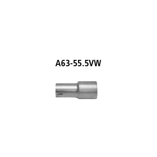 Bastuck Adapter Endschalldämpfer auf Serie auf Ø 55.5 mm für MAZDA 3 Stufenheck (BK) 1.6 DI Turbo - 80 KW / A63-55.5VW