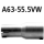 Bastuck Adapter Endschalldämpfer auf Serie auf Ø 55.5 mm für FORD FOCUS II (DA_) 1.6 TDCi - 80 KW / A63-55.5VW