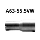 Bastuck Adapter Endschalldämpfer auf Serie auf...