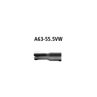 Bastuck Adapter Endschalldämpfer auf Serie auf Ø 55.5 mm für SEAT EXEO (3R2) 2.0 TDI - 125 KW / A63-55.5VW