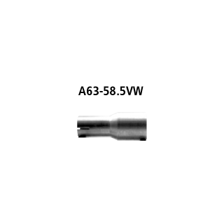 Bastuck Adapter Endschalldämpfer auf Serienanlage auf Ø 58.5 mm für FORD FOCUS II Cabriolet 2.0 TDCi - 100 KW / A63-58.5VW