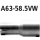 Bastuck Adapter Endschalldämpfer auf Serienanlage auf Ø 58.5 mm für FORD FOCUS II Cabriolet 2.0 TDCi - 100 KW / A63-58.5VW