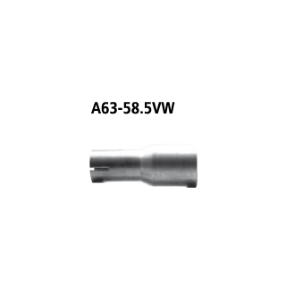 Bastuck Adapter Endschalldämpfer auf Serienanlage auf Ø 58.5 mm für MAZDA 3 Stufenheck (BL) 1.6 MZR CD - 85 KW / A63-58.5VW