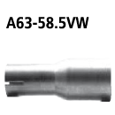 Bastuck Adapter Endschalldämpfer auf Serienanlage...