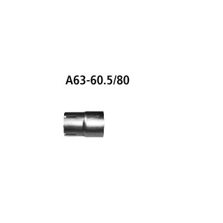 Bastuck Adapter Komplettanlage auf Serie für S5 B8 8 Zyl. V8 für AUDI A5 Sportback (8TA) S5 quattro - 245 KW / A63-60.5/80