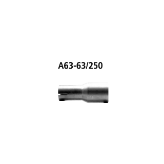 Bastuck Adapter Komplettanlage auf Kat auf Ø 63.5 mm für OPEL VECTRA C GTS 2.8 V6 Turbo - 169 KW / A63-63/250