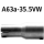 Bastuck Adapter Komplettanlage auf Kat auf Ø 35.5 mm für FORD KA (RB_) 1.6 i - 70 KW / A63a-35.5VW