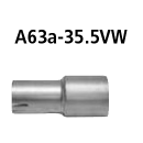 Bastuck Adapter Komplettanlage auf Kat auf Ø 35.5...