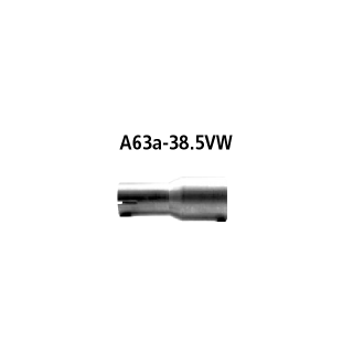 Bastuck Adapter Komplettanlage auf Kat auf Ø 38.5 mm für SKODA FABIA Combi (6Y5) 1.4 - 44 KW / A63a-38.5VW