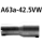 Bastuck Adapter Komplettanlage auf Kat auf Ø 42.5 mm für FORD FIESTA III (GFJ) 1.8 16V - 77 KW / A63a-42.5VW