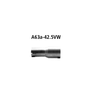 Bastuck Adapter Komplettanlage auf Kat auf Ø 42.5 mm für FORD FIESTA V (JH_, JD_) 1.25 16V - 51 KW / A63a-42.5VW